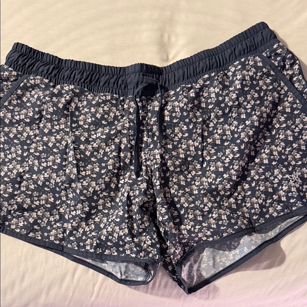 Floral Athletic Shorts for Women